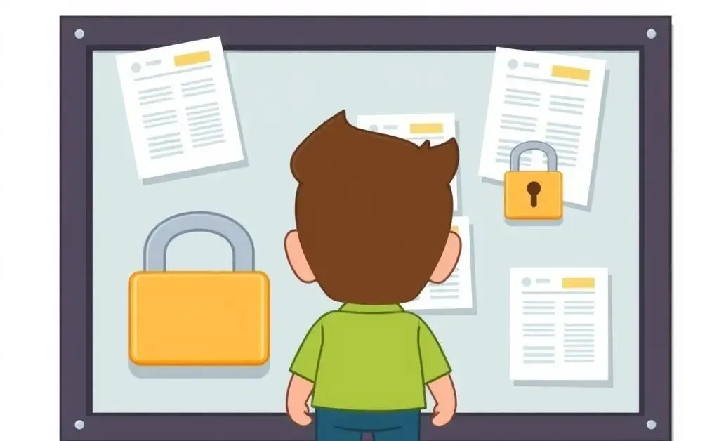Protecting financial privacy from credit agencies illustration