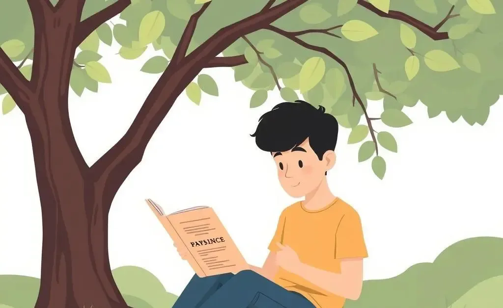 Person reading a personal finance book