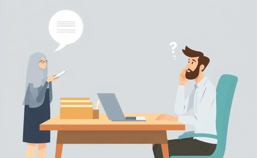 A person receiving financial advice at a desk