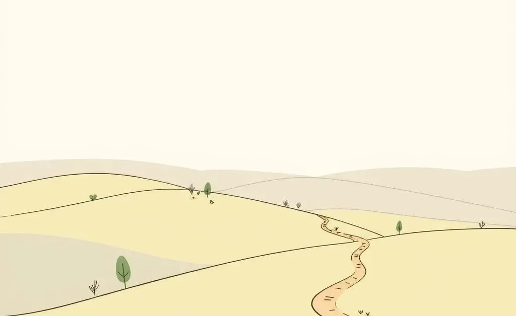 Illustration of a journey towards financial independence