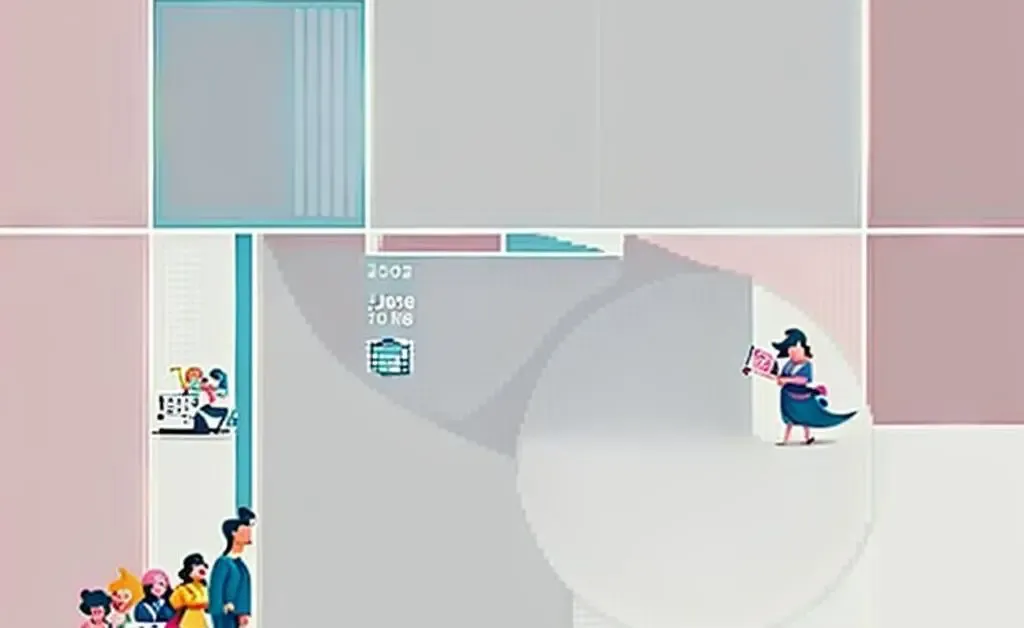 Cartoon image of diverse people managing their finances