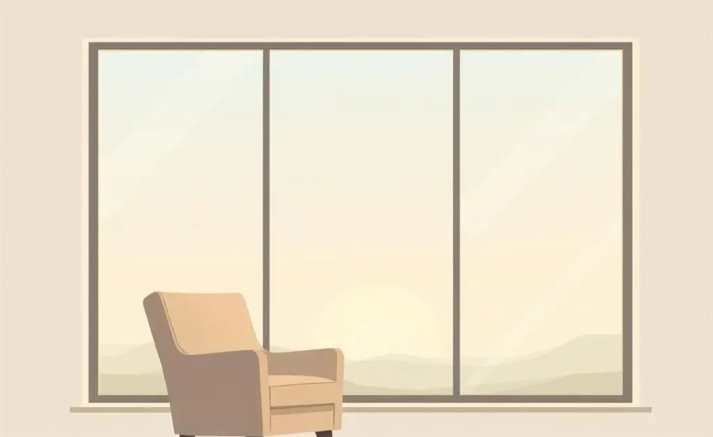 A cozy chair by a window, suggesting contemplation in retirement