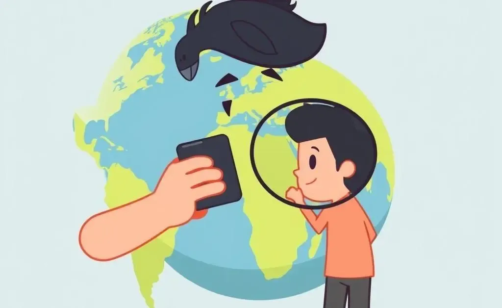 Person examining a globe for investment opportunities.