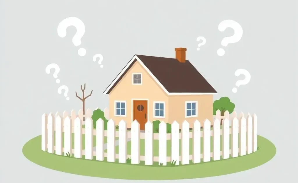 Cartoon image of a house with unclear boundaries