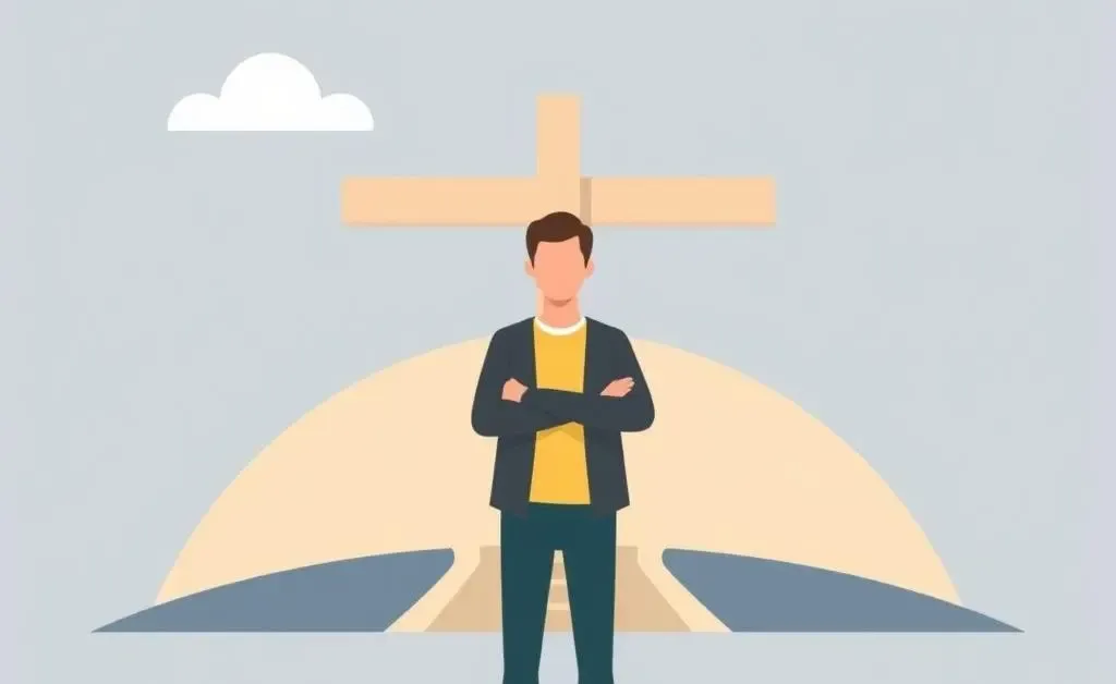 Person at a crossroads with career path signs in the insurance industry