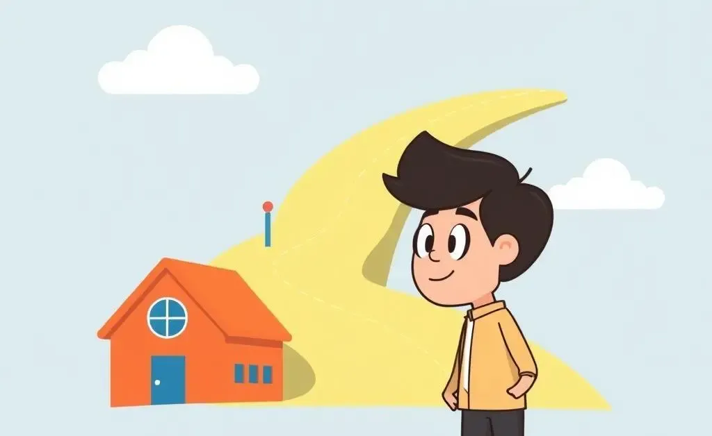 Illustration of a career path leading into the insurance industry without a degree