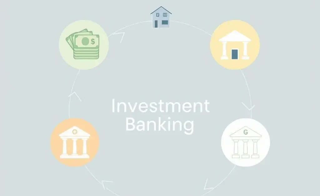 Cartoon representation of the investment banking cycle