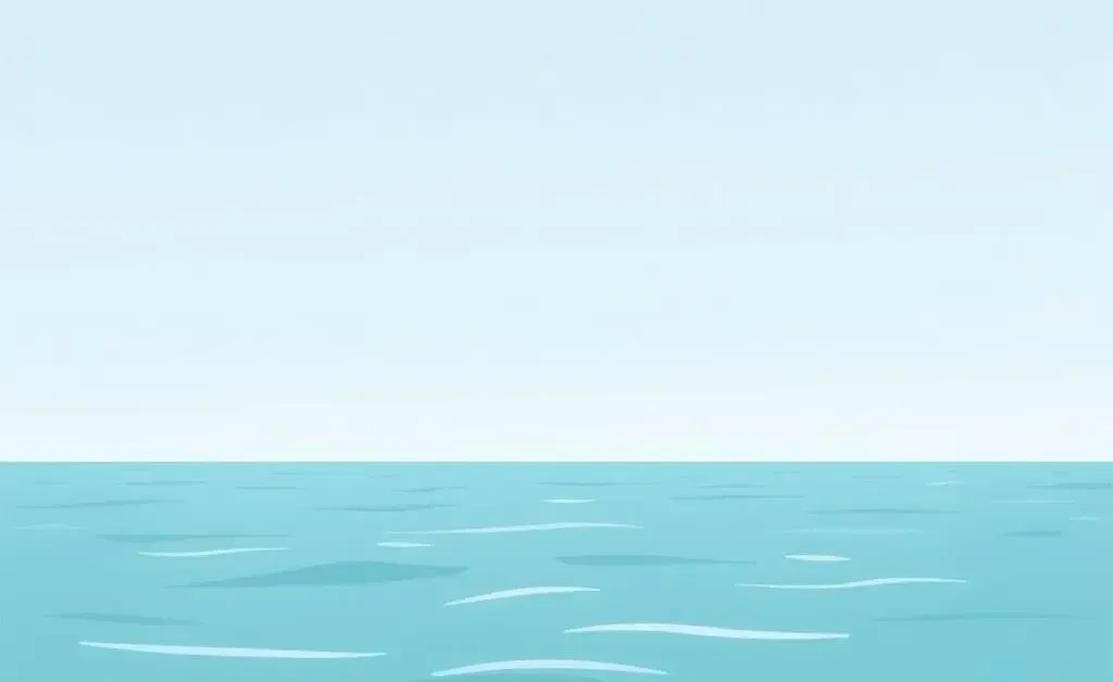 A calm sea symbolizing the mood of an investment journey
