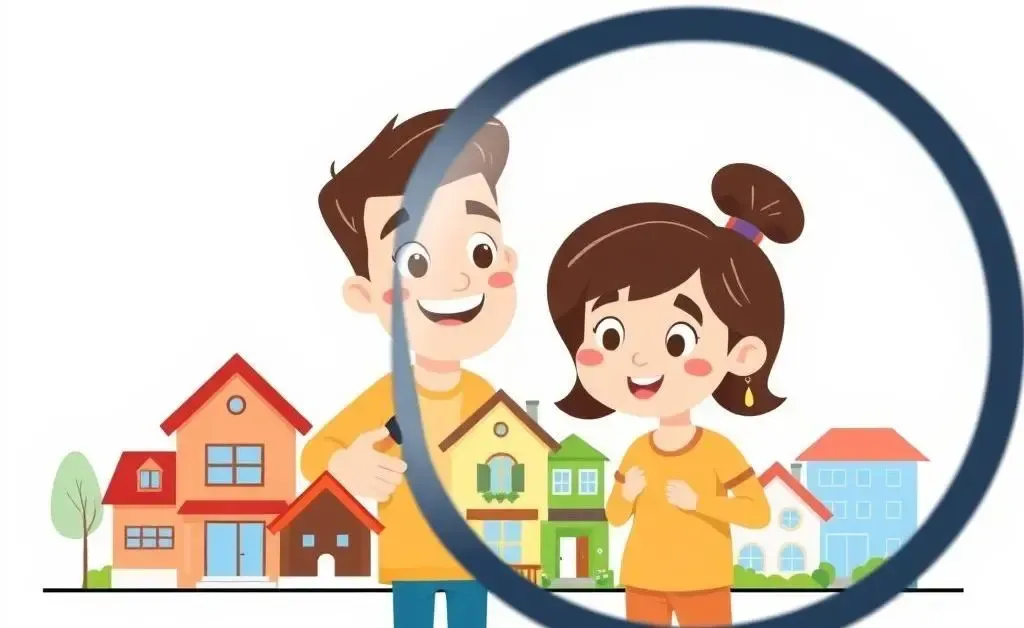 Couple exploring mortgage options with house models