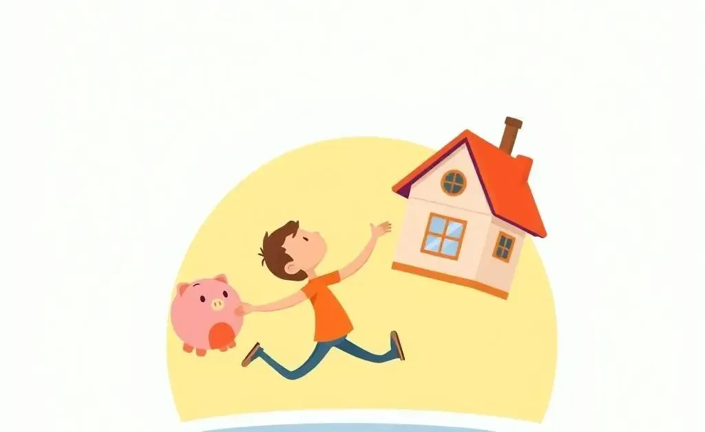 Illustration of a person weighing mortgage recasting against investing.