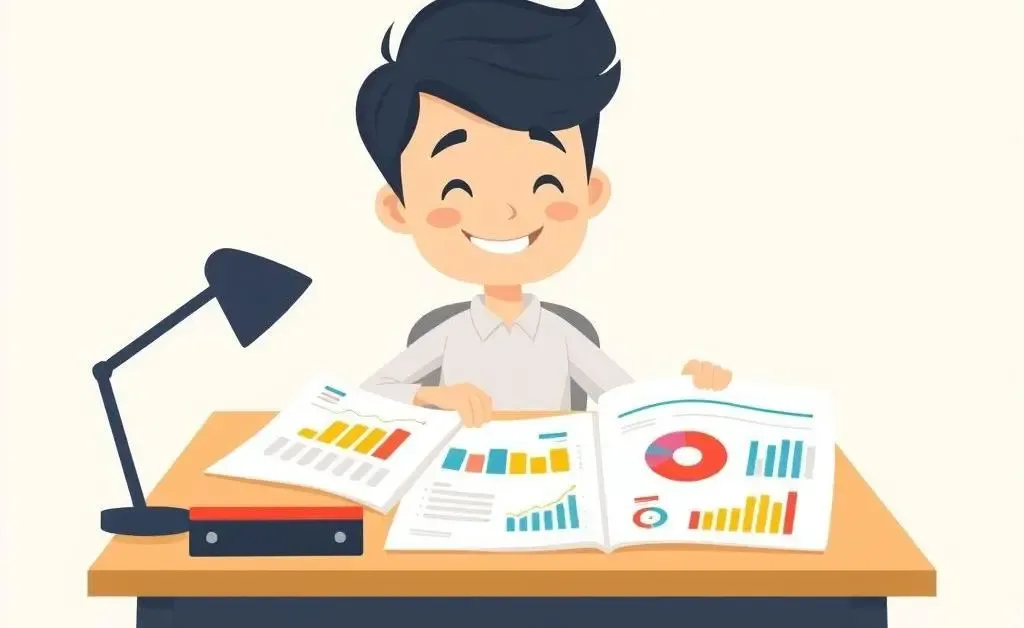 Illustration of financial planning with salary boost
