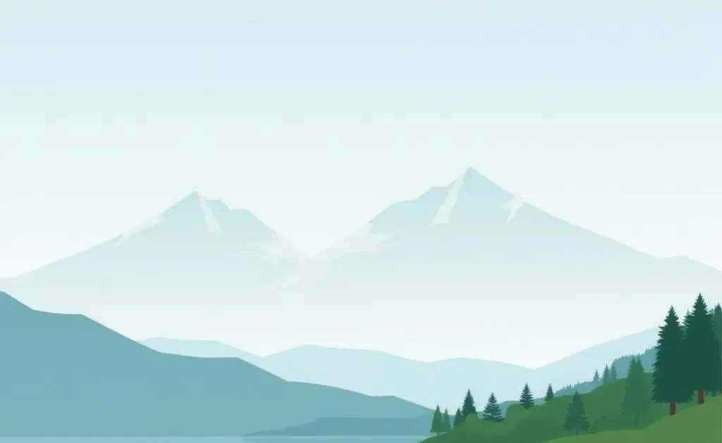 A serene landscape featuring a tranquil lake and gentle mountain backdrop to evoke calm and tranquility.