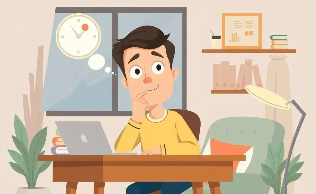 A person thoughtfully contemplating investments at a desk, surrounded by financial planners.