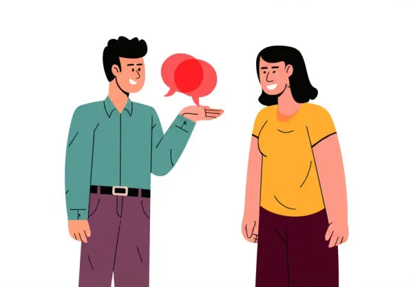 A couple resolving a misunderstanding through a heartfelt conversation.