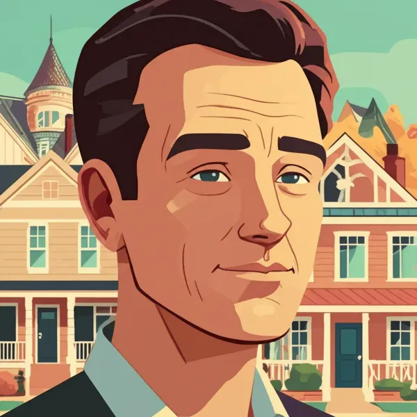 Single middle-aged man exploring housing options
