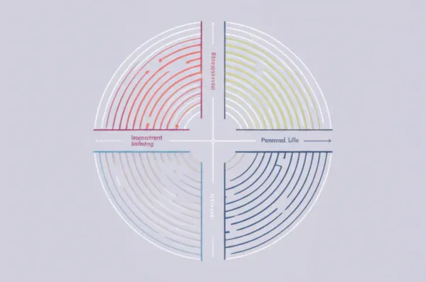 A maze symbolizing the complexity of the investment banking career path.