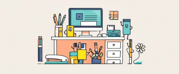 Illustration of mundane objects coming to life with whimsy