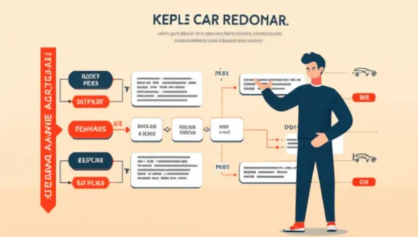 Person deciding whether to keep or replace their car, shown with a decision graph