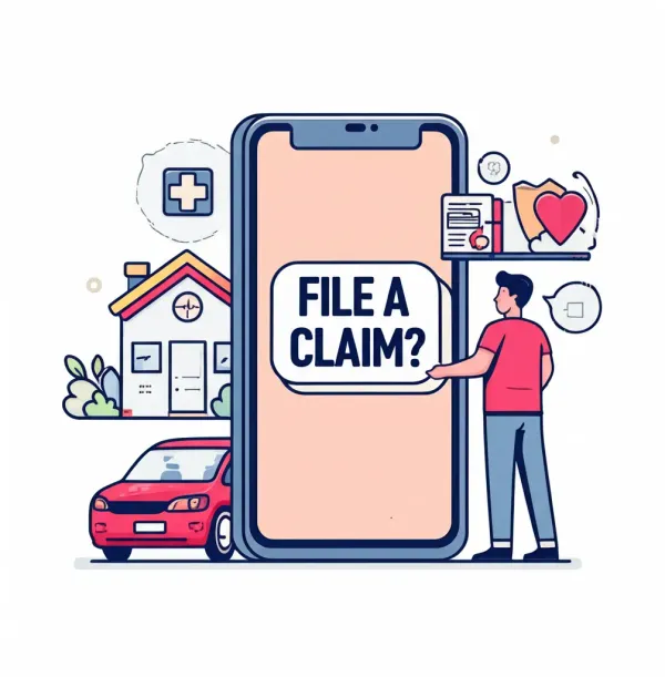 Person contemplating filing an insurance claim