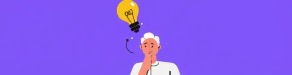 Illustration of unlearning concept with a person removing a light bulb from their head.