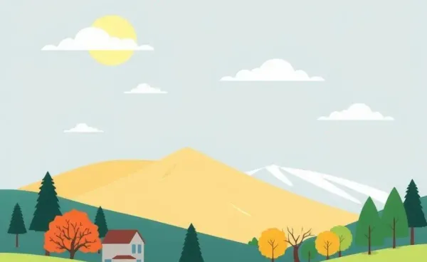 A scenic view illustrating adaptability through changing seasons