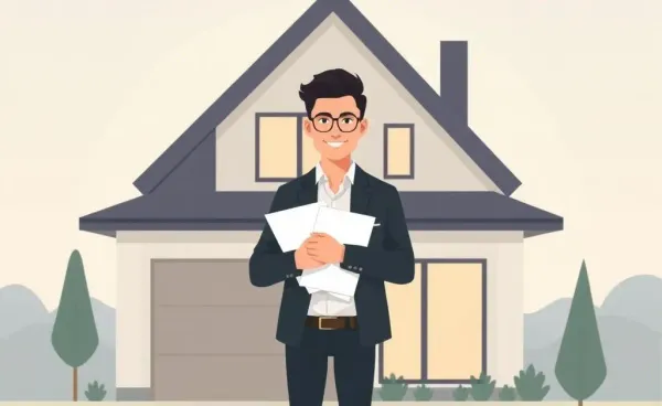 A confident person negotiating housing terms