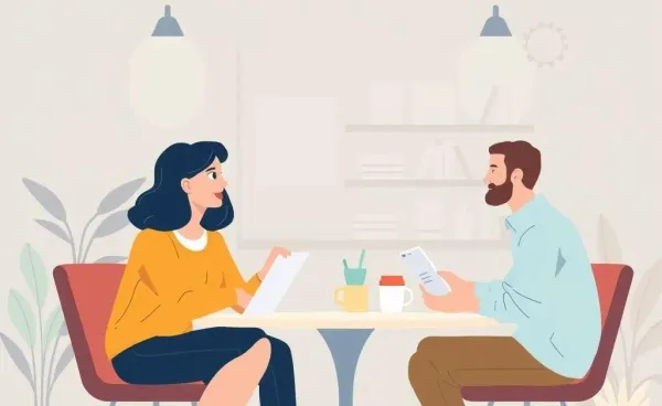 Marketer building genuine relationships with clients
