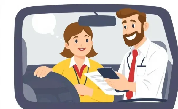 Friendly car insurance agent explaining the claims process to a customer.