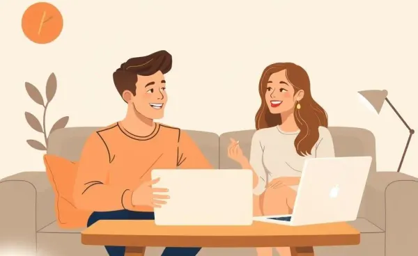 A couple discussing mortgage plans to avoid PMI