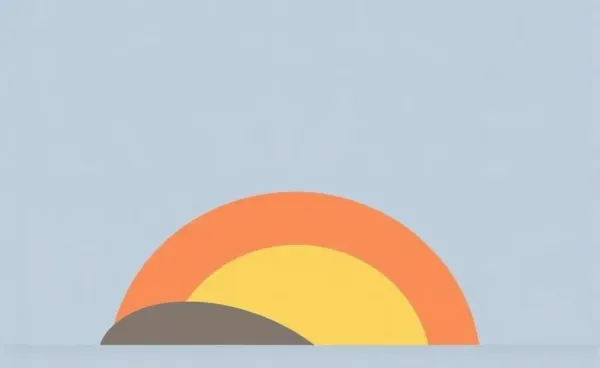 Abstract representation of balance and calmness