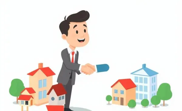 Real estate broker forming a partnership with ownership stakes in property deals