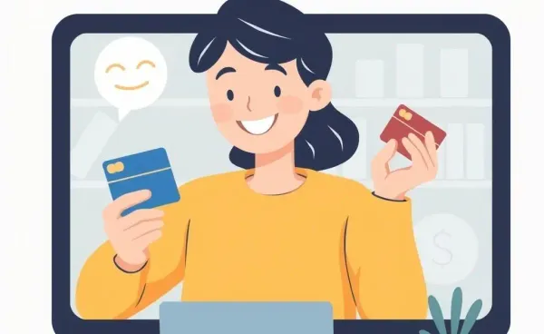 Illustration of online shopping with Buy Now Pay Later concept