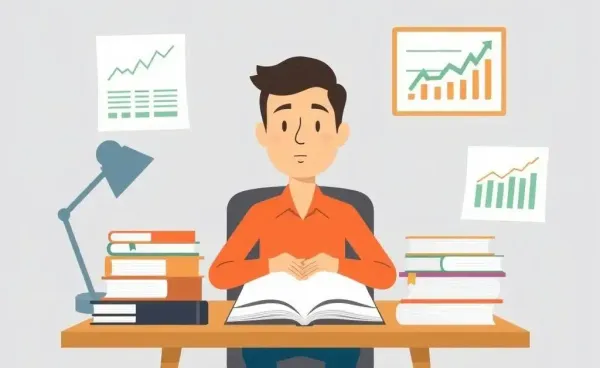 Person navigating financial decisions with calm and focus