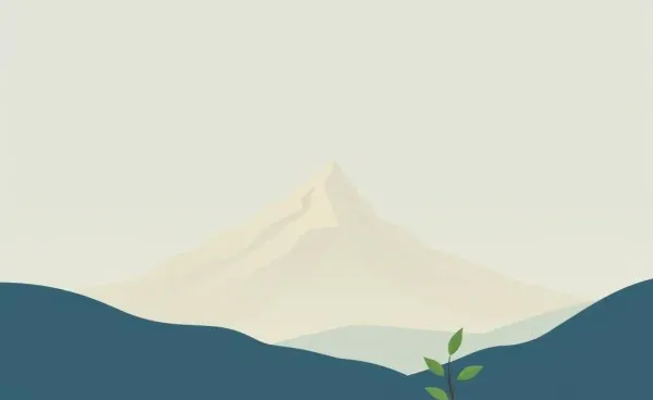 A peaceful landscape symbolizing calm and growth in investing.