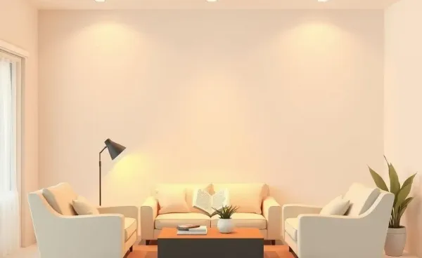 A calm living room setting ideal for financial planning