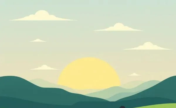 A person meditating in a peaceful, scenic landscape