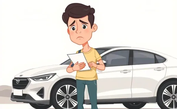 A person receiving a car insurance cancellation notice.