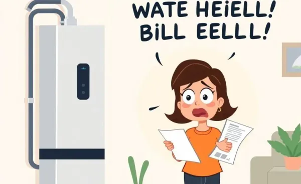 Mia shocked at her expensive water bill due to a malfunctioning meter
