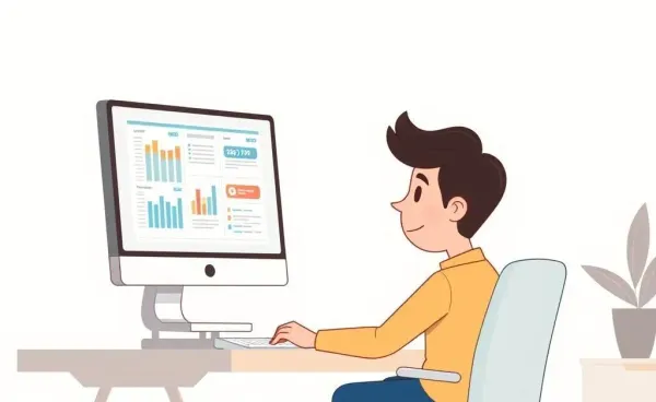 A person looking at car insurance options on a computer