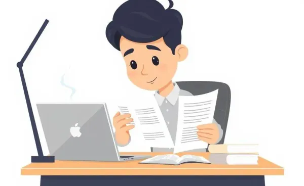 Person reviewing consumer financial protection documents at a desk