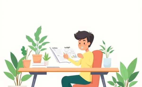 Person planning out their finances with a budget planner on a desk