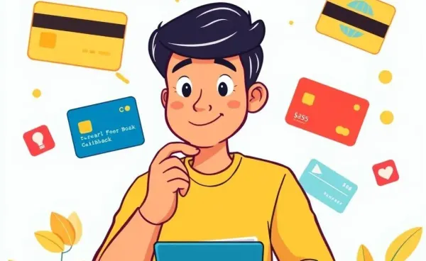 Person exploring various credit card rewards options