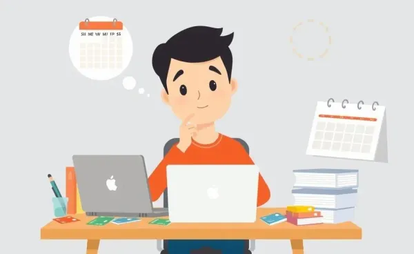 Person planning credit card rewards strategy at a desk with laptop
