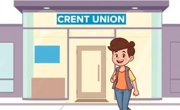 A welcoming credit union building