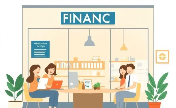 Illustration of a welcoming credit union