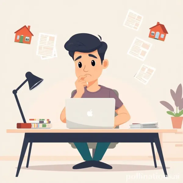 A person thoughtfully considering home options on a laptop