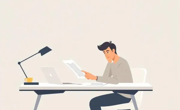 Person planning a budget for their dream lifestyle at a desk.