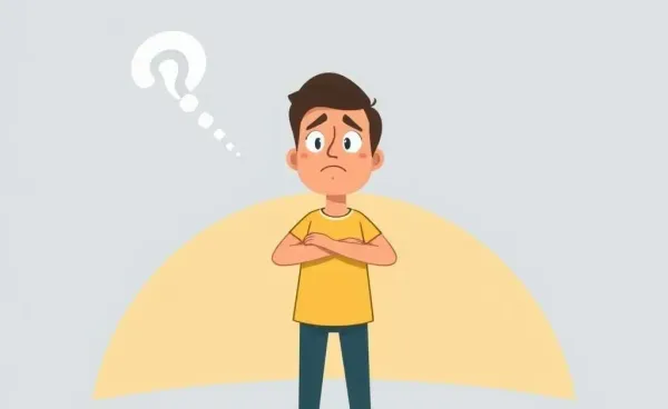 A person at a crossroads representing a difficult decision