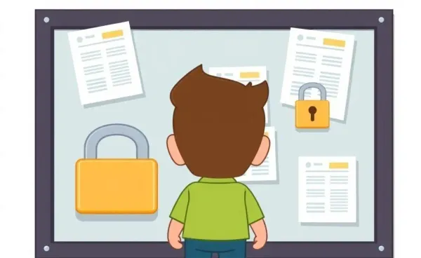 Protecting financial privacy from credit agencies illustration