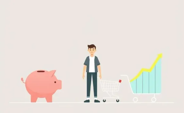 Illustration of saving, spending, and investing with an HSA